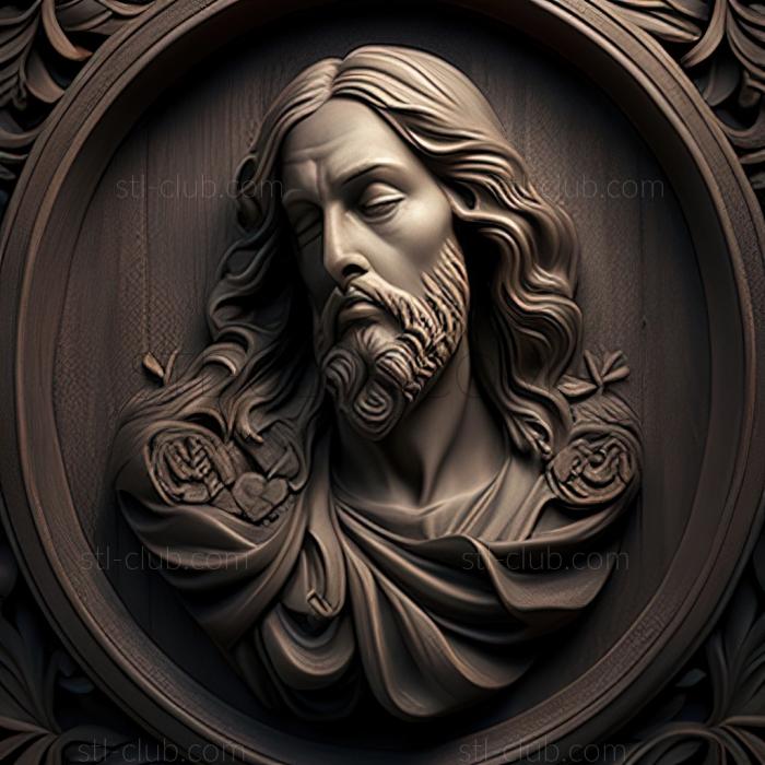 3D model st jesus (STL)